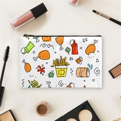 Cute Sketch  Fun Funny Collection Cosmetic Bag (medium) by artworkshop