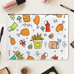 Cute Sketch  Fun Funny Collection Cosmetic Bag (xl) by artworkshop