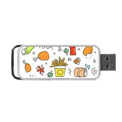 Cute Sketch  Fun Funny Collection Portable Usb Flash (two Sides) by artworkshop