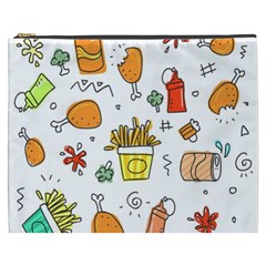 Cute Sketch  Fun Funny Collection Cosmetic Bag (xxxl)