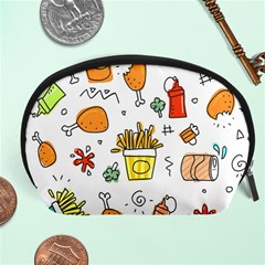 Cute Sketch  Fun Funny Collection Accessory Pouch (large) by artworkshop