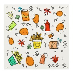 Cute Sketch  Fun Funny Collection Banner And Sign 4  X 4  by artworkshop