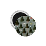 Christmas Trees Pattern 1.75  Magnets Front