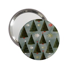 Christmas Trees Pattern 2.25  Handbag Mirrors