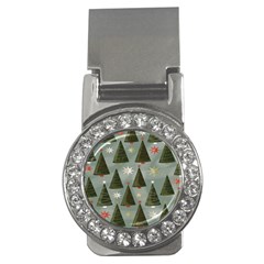 Christmas Trees Pattern Money Clips (CZ) 