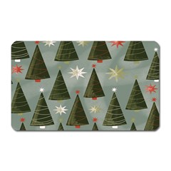 Christmas Trees Pattern Magnet (rectangular) by artworkshop