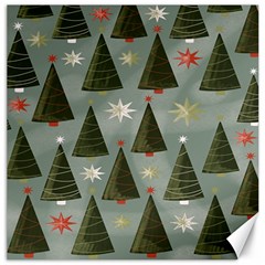 Christmas Trees Pattern Canvas 16  x 16 