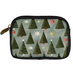 Christmas Trees Pattern Digital Camera Leather Case