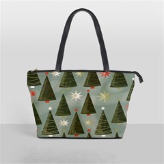 Christmas Trees Pattern Classic Shoulder Handbag