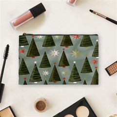 Christmas Trees Pattern Cosmetic Bag (Medium)