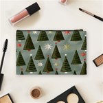 Christmas Trees Pattern Cosmetic Bag (Medium) Back