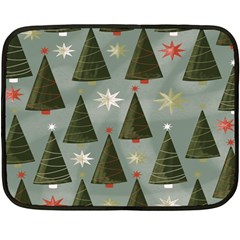 Christmas Trees Pattern Double Sided Fleece Blanket (mini)  by artworkshop