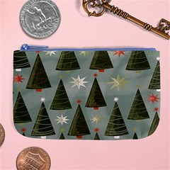 Christmas Trees Pattern Large Coin Purse