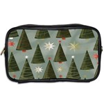 Christmas Trees Pattern Toiletries Bag (Two Sides) Back