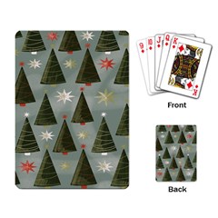 Christmas Trees Pattern Playing Cards Single Design (rectangle) by artworkshop