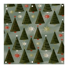 Christmas Trees Pattern Banner and Sign 3  x 3 