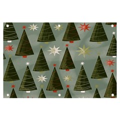 Christmas Trees Pattern Banner and Sign 6  x 4 