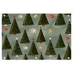 Christmas Trees Pattern Banner and Sign 6  x 4  Front