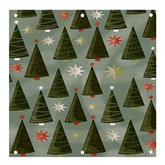 Christmas Trees Pattern Banner And Sign 4  X 4 