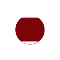 Christmas Red Graphic Golf Ball Marker (10 Pack) by artworkshop