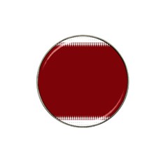 Christmas Red Graphic Hat Clip Ball Marker (4 Pack) by artworkshop