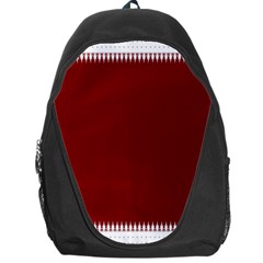 Christmas Red Graphic Backpack Bag by artworkshop