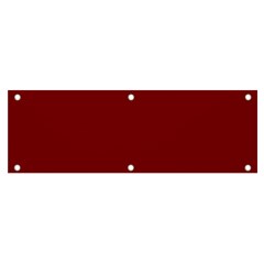 Christmas Red Graphic Banner And Sign 6  X 2 