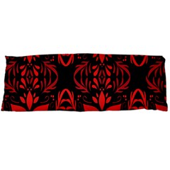 Christmas Red Black Xmas Gift Body Pillow Case (dakimakura) by artworkshop