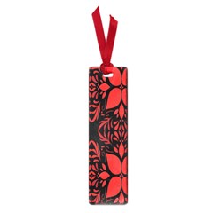 Christmas Red Black Xmas Gift Small Book Marks by artworkshop