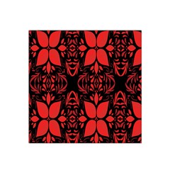 Christmas Red Black Xmas Gift Satin Bandana Scarf 22  X 22  by artworkshop