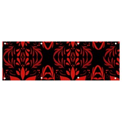 Christmas Red Black Xmas Gift Banner And Sign 9  X 3 