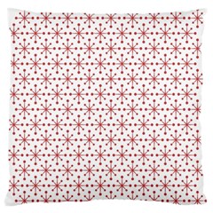 Christmas Pattern Red Stars Standard Flano Cushion Case (one Side) by artworkshop