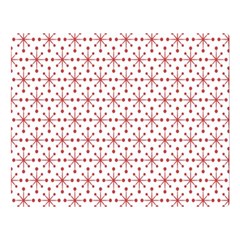 Christmas Pattern Red Stars Double Sided Flano Blanket (large)  by artworkshop