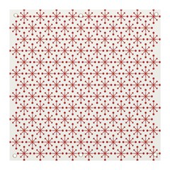 Christmas Pattern Red Stars Banner And Sign 3  X 3 