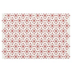 Christmas Pattern Red Stars Banner And Sign 6  X 4 