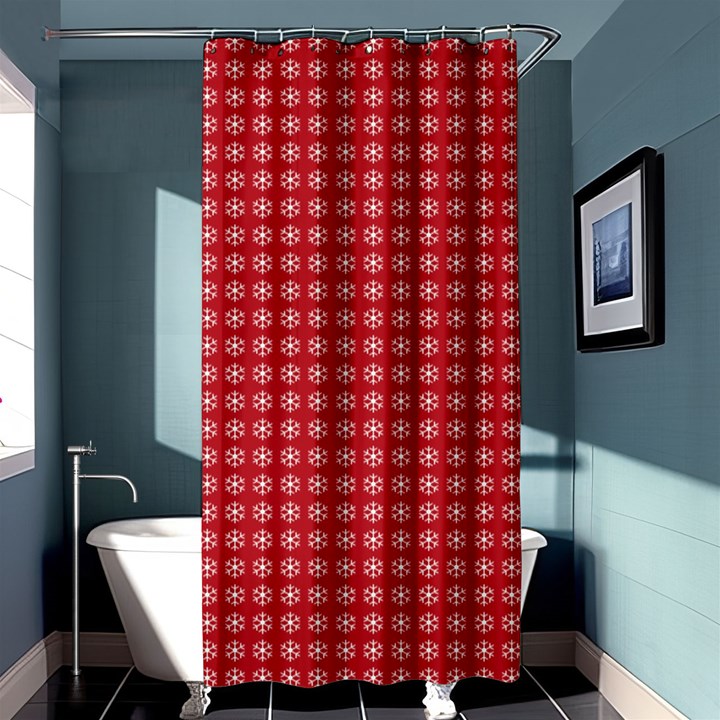 Christmas Paper Wrapping Shower Curtain 36  x 72  (Stall) 