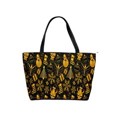 Christmas Background Seamless Classic Shoulder Handbag by artworkshop