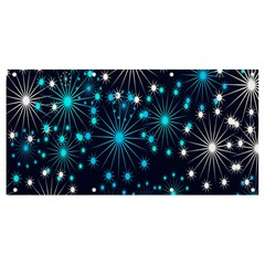 Abstract Pattern Snowflakes Banner And Sign 8  X 4  by artworkshop