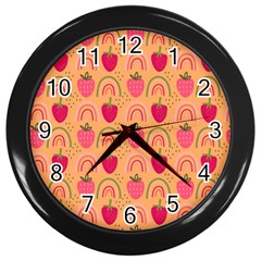 The Cutest Harvest   Wall Clock (black) by ConteMonfrey