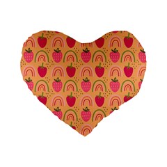 The Cutest Harvest   Standard 16  Premium Flano Heart Shape Cushions by ConteMonfrey