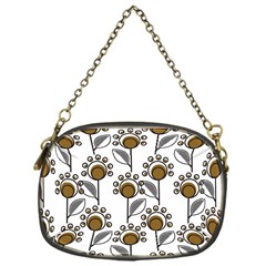 Daisy Minimalist Leaves Chain Purse (one Side) by ConteMonfrey