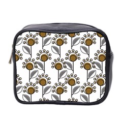 Daisy Minimalist Leaves Mini Toiletries Bag (two Sides) by ConteMonfrey