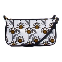 Daisy Minimalist Leaves Shoulder Clutch Bag