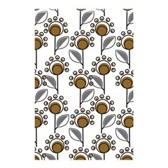 Daisy Minimalist Leaves Shower Curtain 48  X 72  (small)  by ConteMonfrey