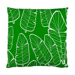 Green Banana Leaves Standard Cushion Case (one Side) by ConteMonfrey