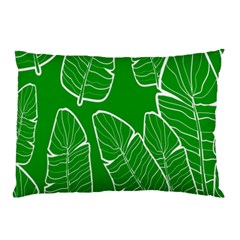 Green Banana Leaves Pillow Case by ConteMonfrey