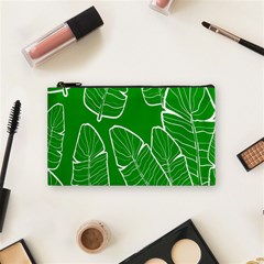 Green Banana Leaves Cosmetic Bag (small) by ConteMonfrey