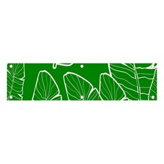 Green Banana Leaves Banner And Sign 4  X 1 