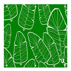 Green Banana Leaves Banner And Sign 4  X 4  by ConteMonfrey