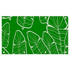 Green Banana Leaves Banner And Sign 7  X 4 